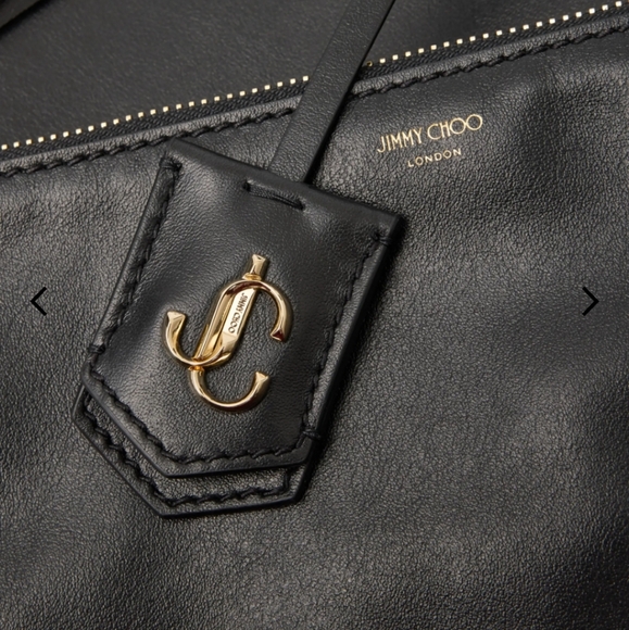 DIVORCE SALE! Jimmy Choo Nine2Five Studded Leather East-West Tote Bag - Picture 16 of 16